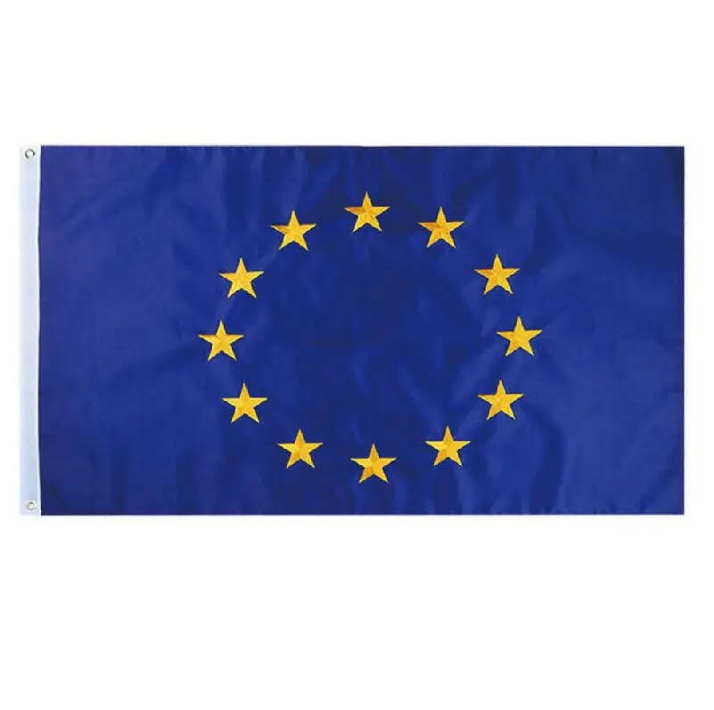 Bandiera dell'Unione Europea ricamata