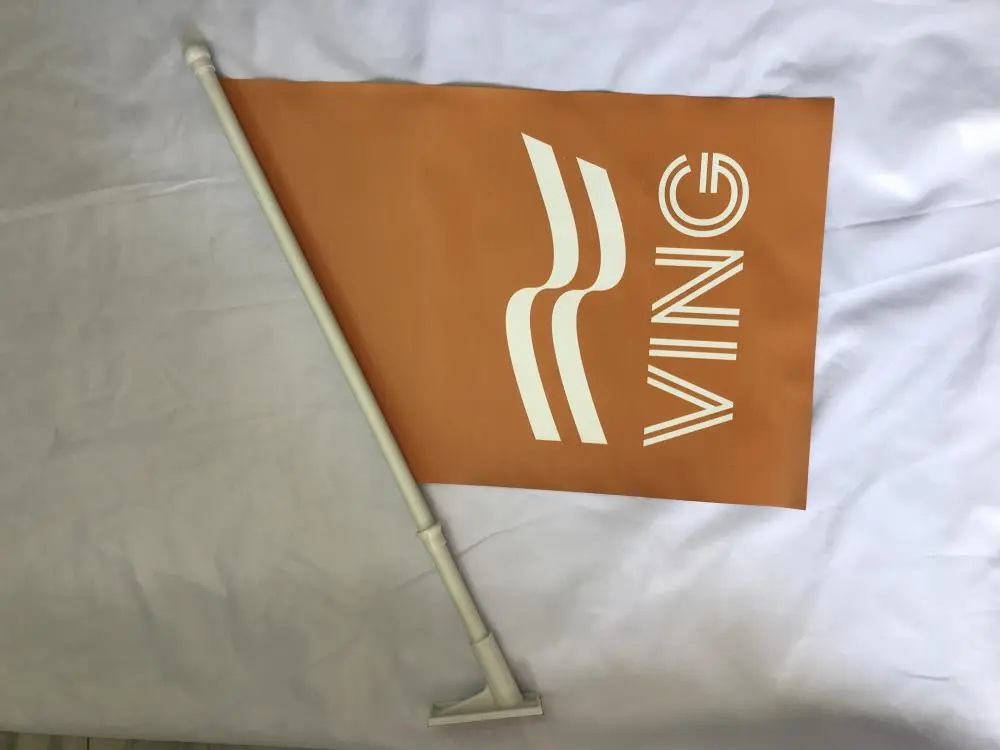 Bandiera in PVC stampata sui due lati