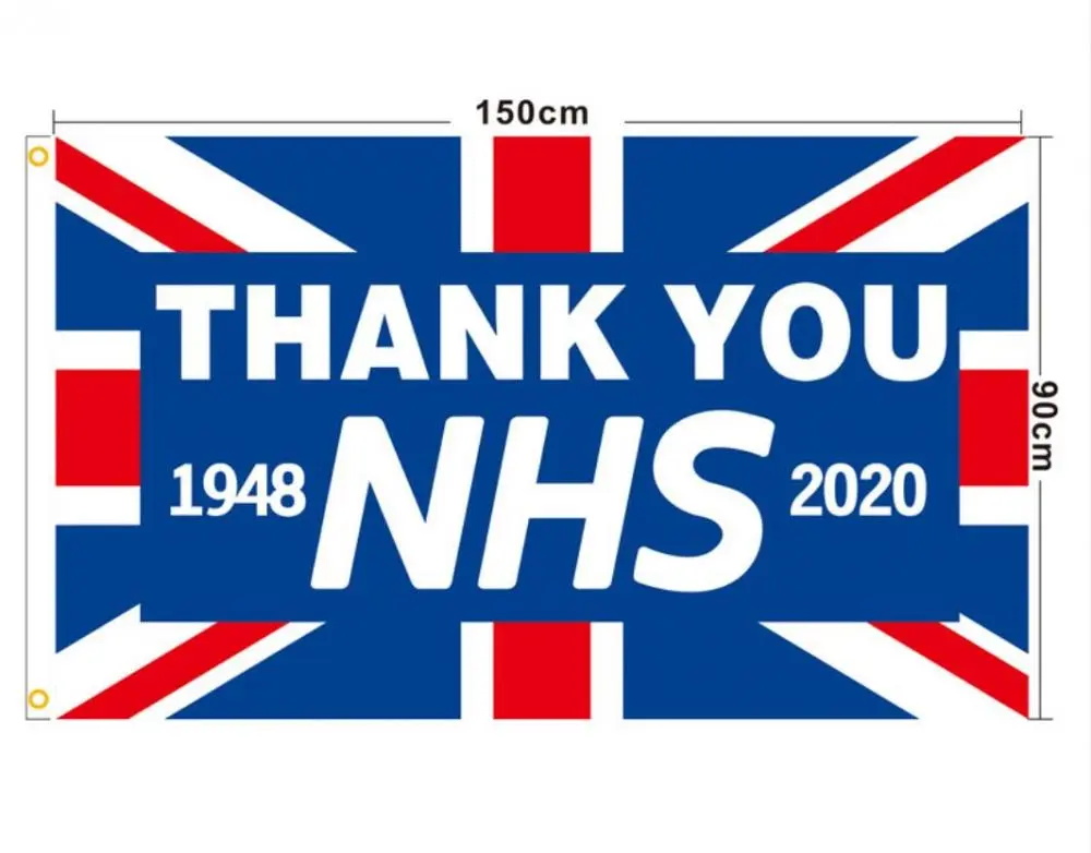 Grazie bandiere NHS