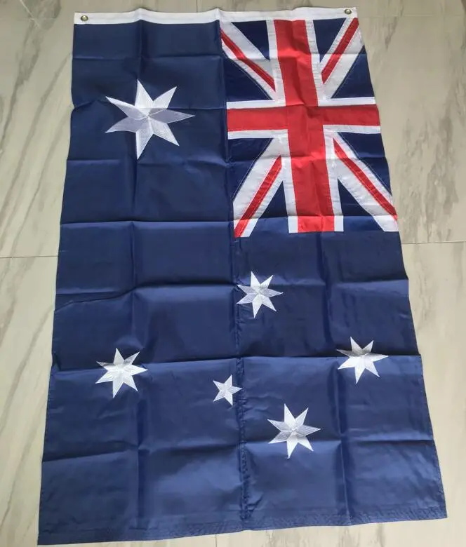Bandiera dell'Australia ricamata 90 * 150 cm
