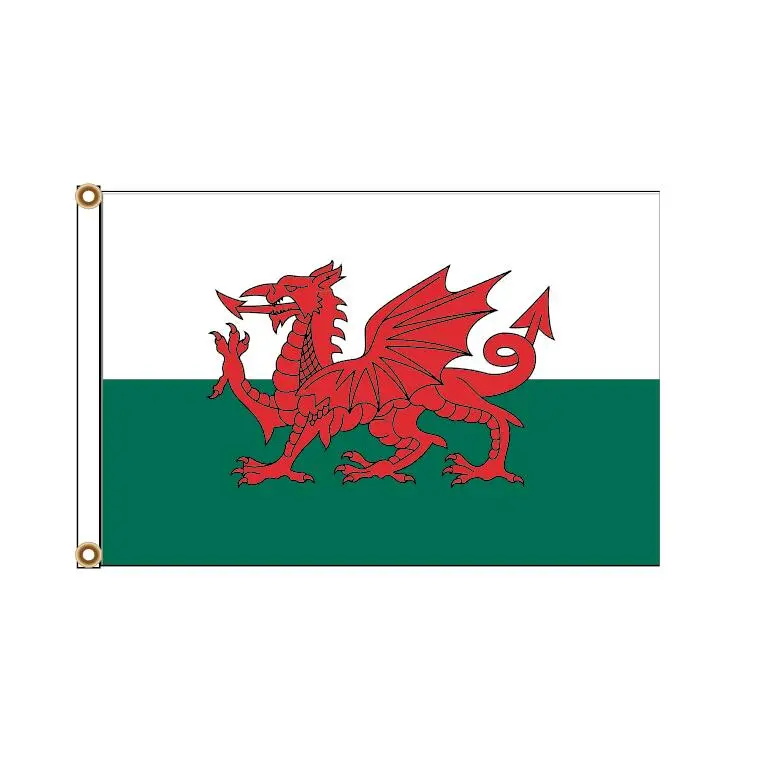 La bandiera del Galles del Regno Unito