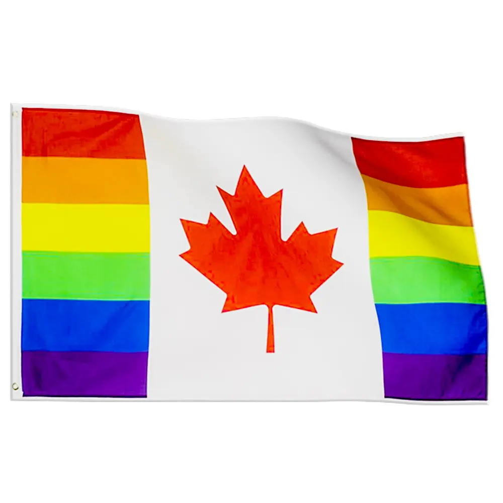 Bandiere arcobaleno USA e Canada