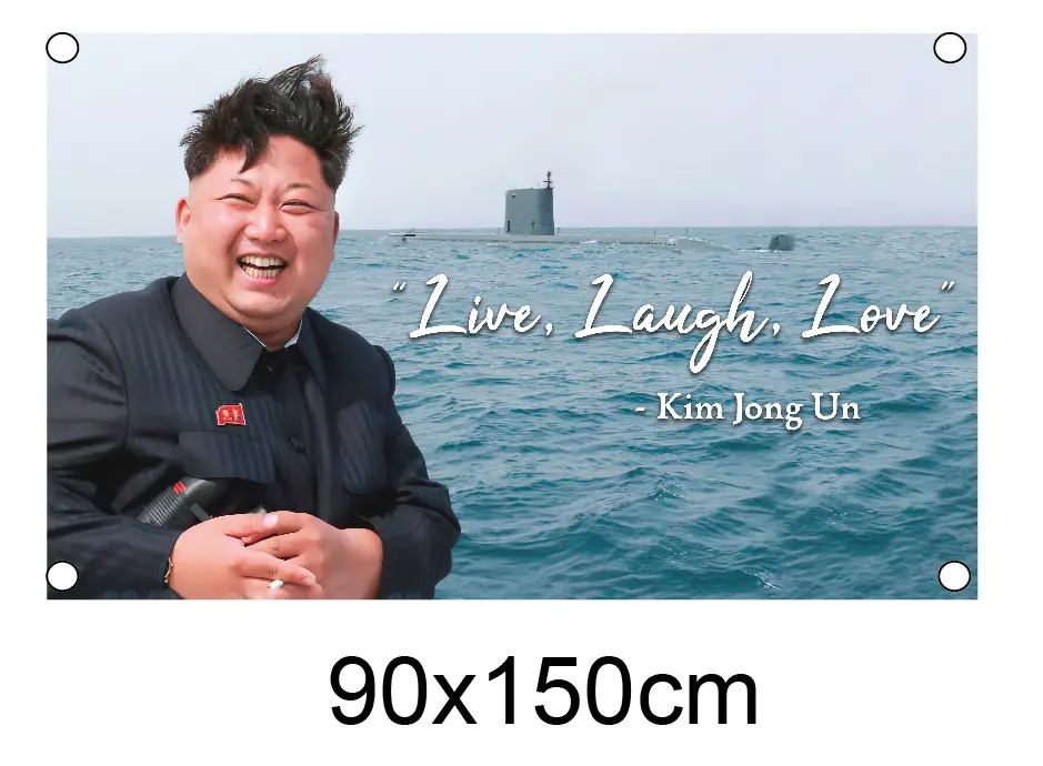 Bandiera di Kim Jong-un