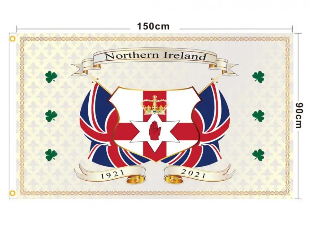 Bandiere dell'Irlanda del Nord del 100° anniversario
